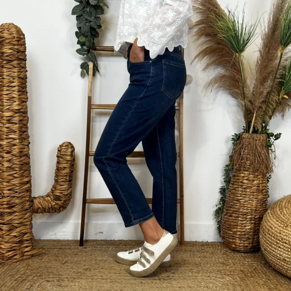 W119- Jean Mom Voggo (T36-T44) - denim - 44