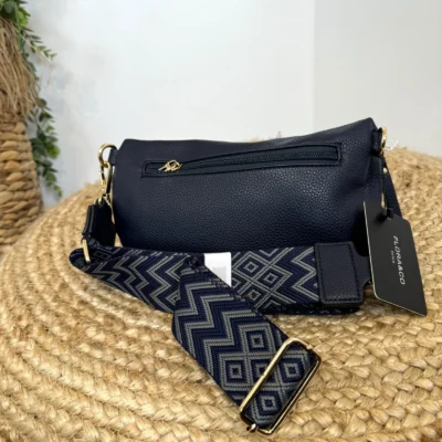 P409- Banane Flora & Co - marine - taille-unique