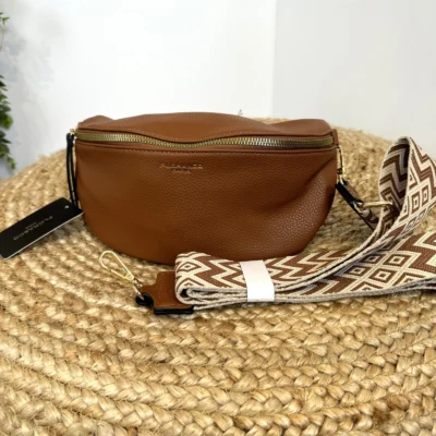 P409- Banane Flora & Co - camel - sans-taille