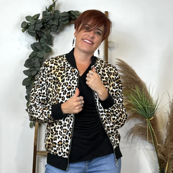 I970- Bomber “Maëlle” Léopard (T36-T40) - camel - 38