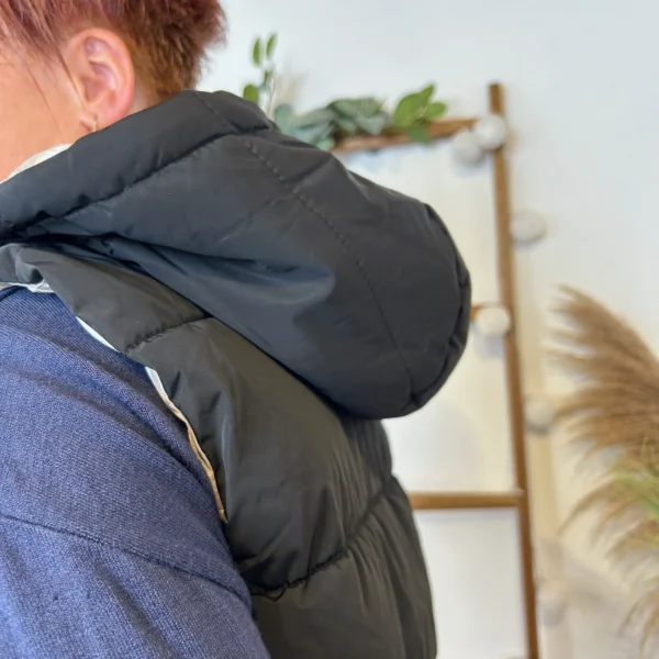 K850- Doudoune réversible (T36-T44) - noir - 44