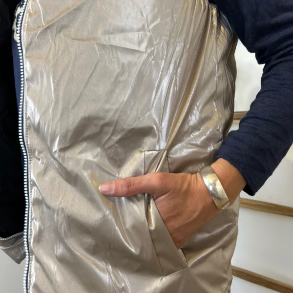 K850- Doudoune réversible (T36-T44) - kaki - 44