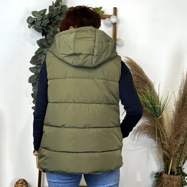 K850- Doudoune réversible (T36-T44) - kaki - 44