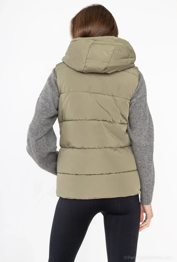 K850- Doudoune réversible (T36-T44) - kaki - 44