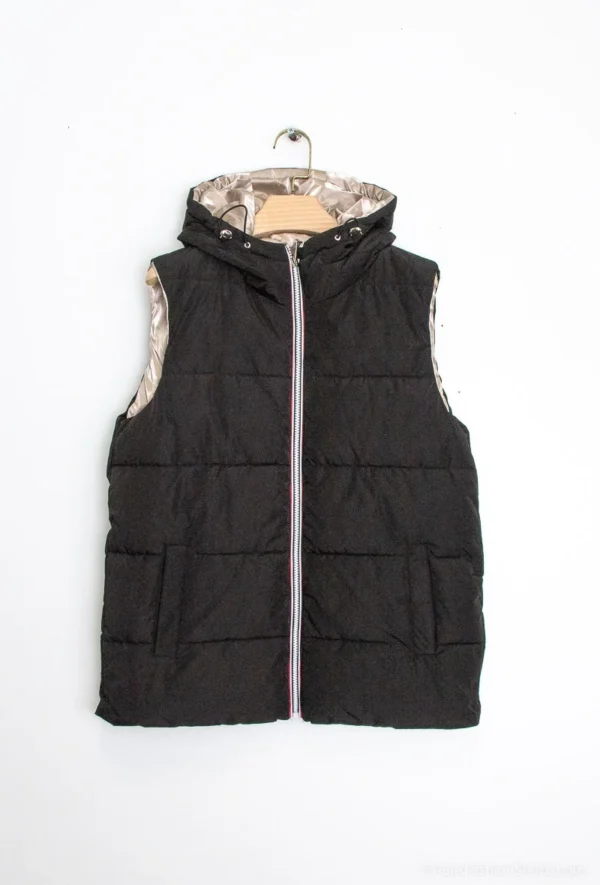 K850- Doudoune réversible (T36-T44) - noir - 44