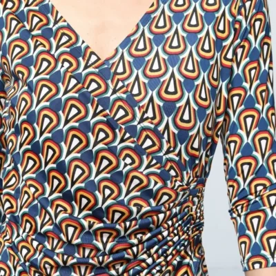 K809- Robe Rev'd'Elle - multicolore - 44