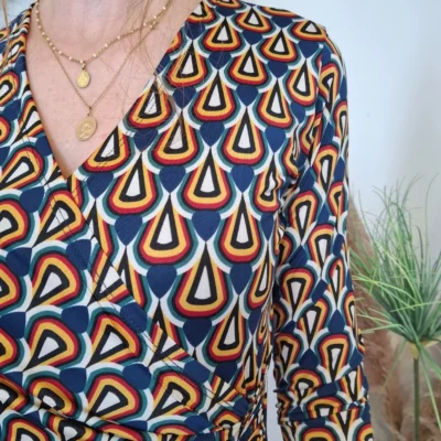 K809- Robe Rev'd'Elle - multicolore - 44