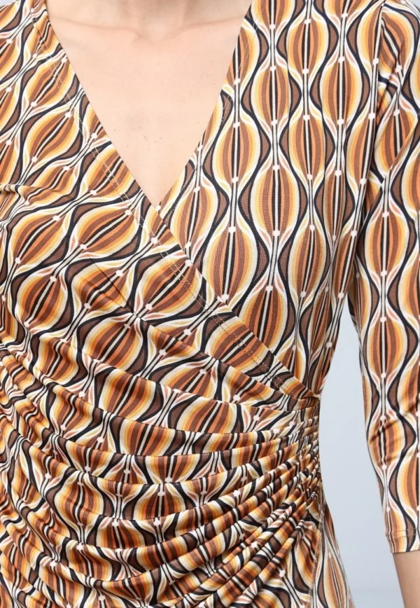 K809- Robe Rev'D'Elle - camel - 42