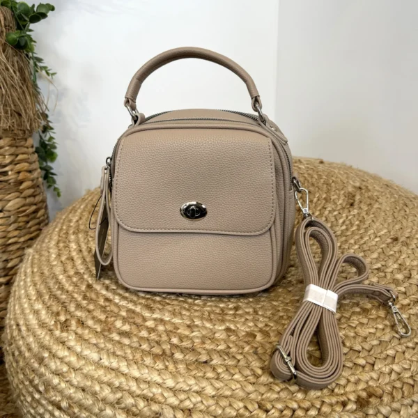 P424- Sac à main Flora & Co - beige - sans-taille
