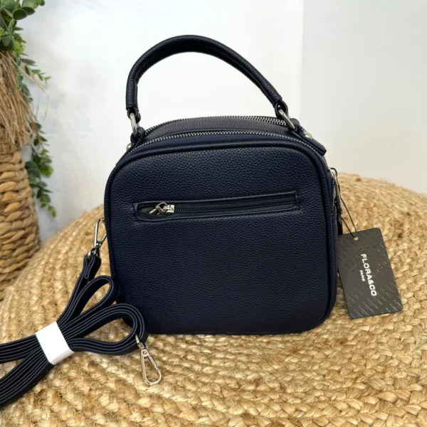 P424- Sac à main Flora & Co - marine - sans-taille
