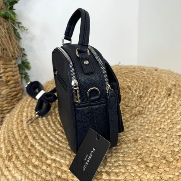 P424- Sac à main Flora & Co - marine - sans-taille
