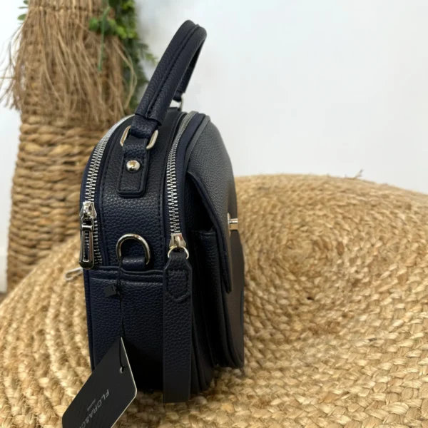 P424- Sac à main Flora & Co - marine - sans-taille