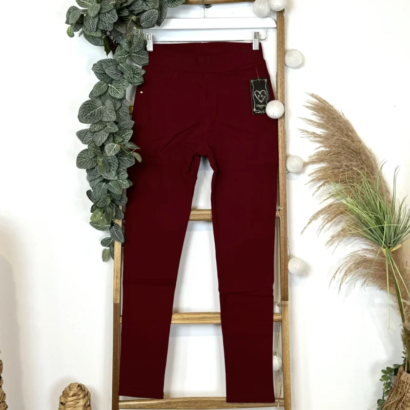 R279- Tregging (T38-T46) Christy - bordeaux-amarante - 46