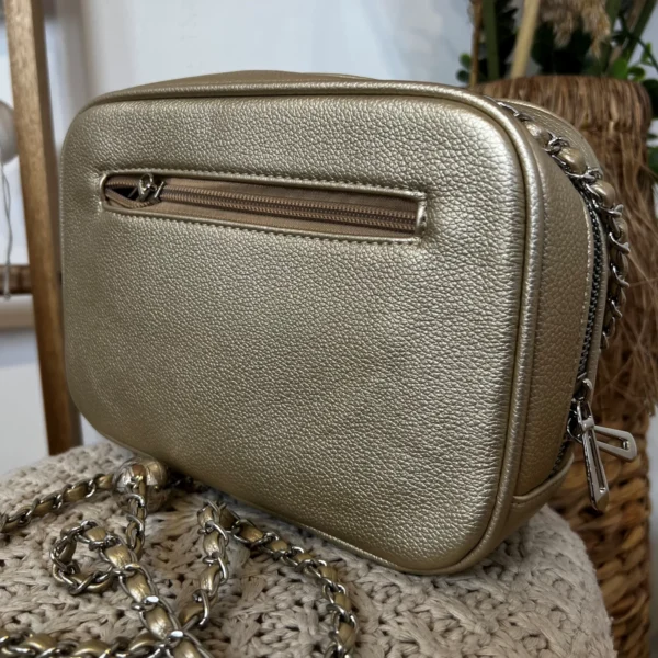 P482- Sac Matelassé Flora & Co - dore - sans-taille