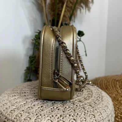 P482- Sac Matelassé Flora & Co - dore - sans-taille