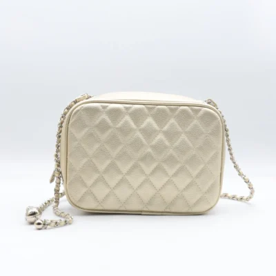 P482- Sac Matelassé Flora & Co - dore - sans-taille