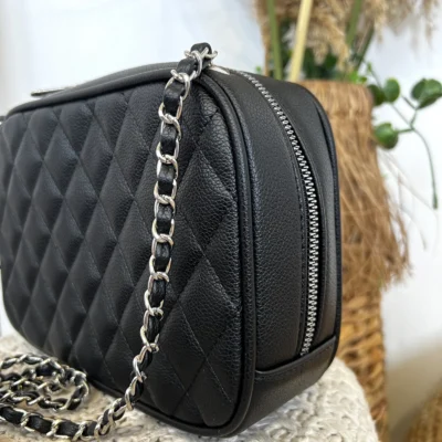 P482- Sac Matelassé Flora & Co - noir - sans-taille