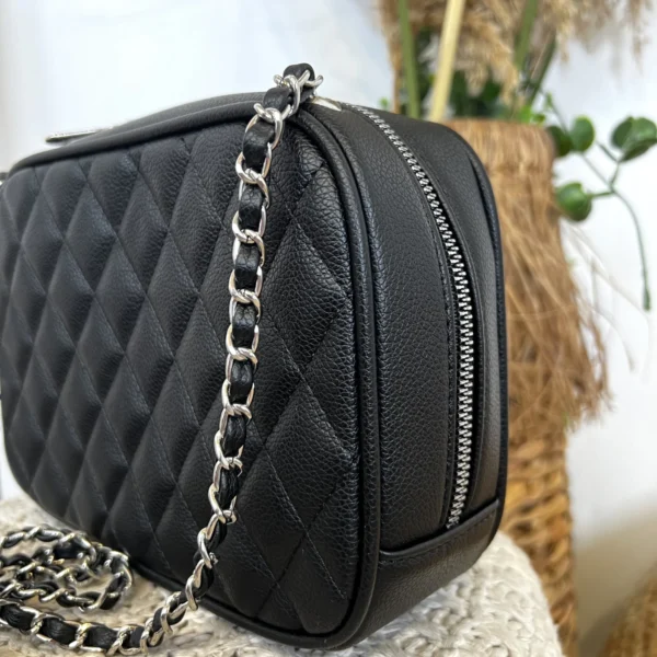 P482- Sac Matelassé Flora & Co - noir - sans-taille