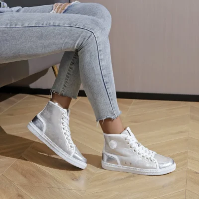 R404- Tennis Montante Moow (T36-T41) - argente - 41