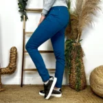 Jean Slim (T34-T44) - bleu-petrole - 44