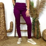 Jean Slim (T34-T44) - violet-mauve - 44