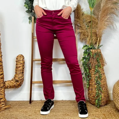O154- Jean Slim (T34-T44) - fuchsia - 44