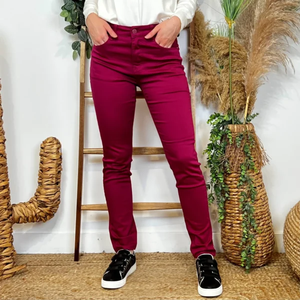 O154- Jean Slim (T34-T44) - fuchsia - 44