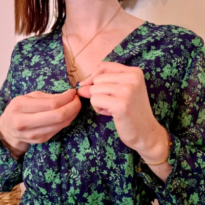 K821- Robe fluide Maëlle (T36-T40) - vert - 38