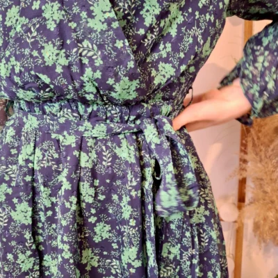 K821- Robe fluide Maëlle (T36-T40) - vert - 38