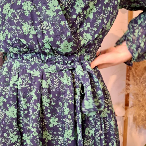 K821- Robe fluide Maëlle (T36-T40) - vert - 38