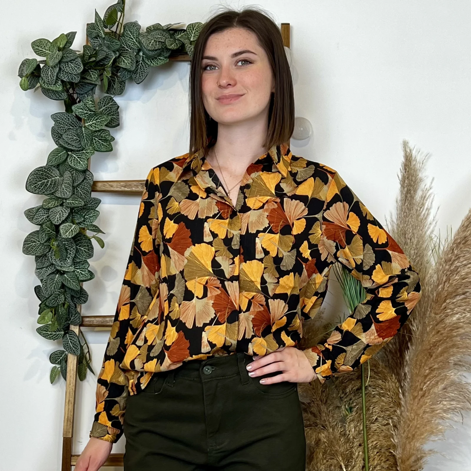 Chemise Gingko (T36-T40) - camel - 38