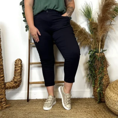 O125- Jean 7/8ème Voggo (T42-T52) - marine - 52