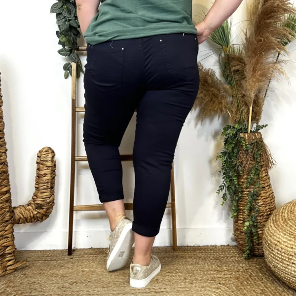 O125- Jean 7/8ème Voggo (T42-T52) - marine - 52