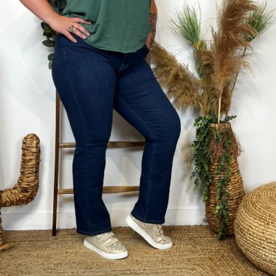 O173- Jean Droit Voggo (T42-T52) - denim - 52