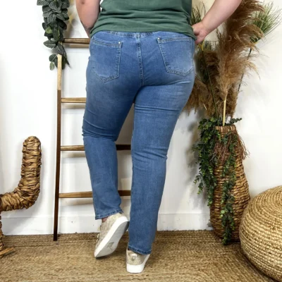 O167- Jean Droit Voggo (T42-T52) - denim - 52