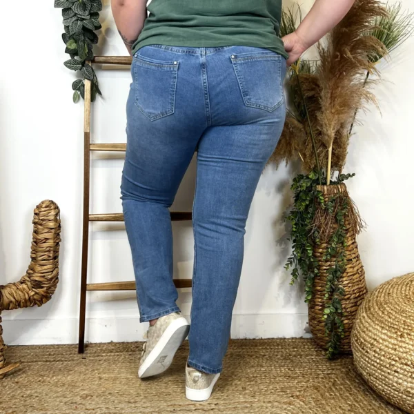 O167- Jean Droit Voggo (T42-T52) - denim - 52