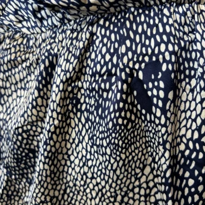 K844- Robe Maëlle "tachetée" (T40-T48) - marine - 48