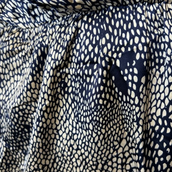 K844- Robe Maëlle "tachetée" (T40-T48) - marine - 48