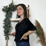 Pull femme « Pilou Pilou » col bateau « Tendance » - noir - taille-unique