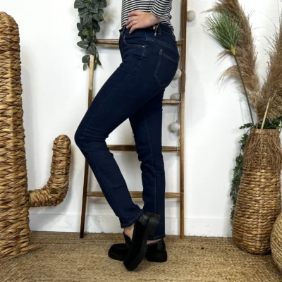 O164- Jean coupe Droite Voggo (T34-T44) - brut - 44