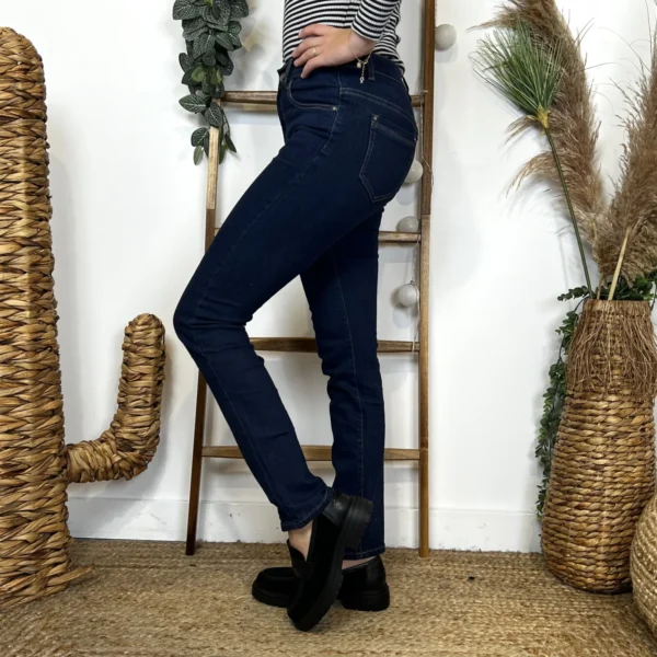 O164- Jean coupe Droite Voggo (T34-T44) - brut - 44