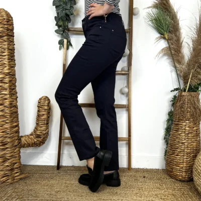 O212- Jean coupe Droite Voggo (T34-T44) - marine - 44