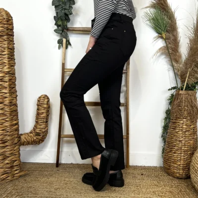 O170- Jean coupe Droite Voggo (T34-T44) - noir - 44