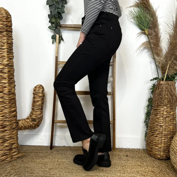 O170- Jean coupe Droite Voggo (T34-T44) - noir - 44