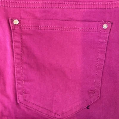 O118- Jean 7/8ème Voggo (T34-T44) - fuchsia - 44