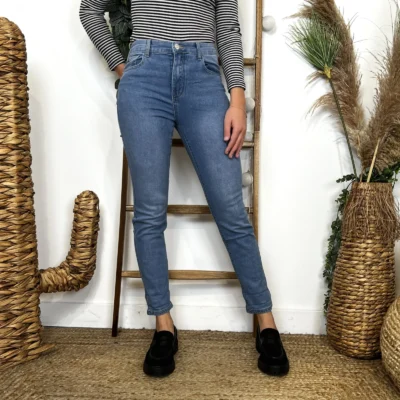 O134- Jean 7/8ème Voggo (T34-T44) - denim - 44