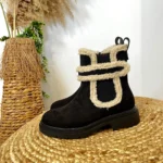 R465- Boots bi-matière (T36-T41) - noir - 41