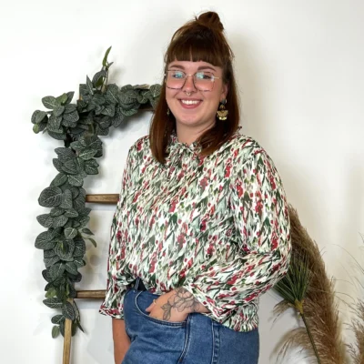 Z793- Blouse Christy Satinée (T44-T52) - vert-celadon - 52