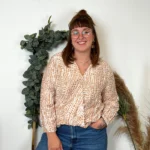 Blouse Boule Christy (T44-T52) - camel-ecru - 52