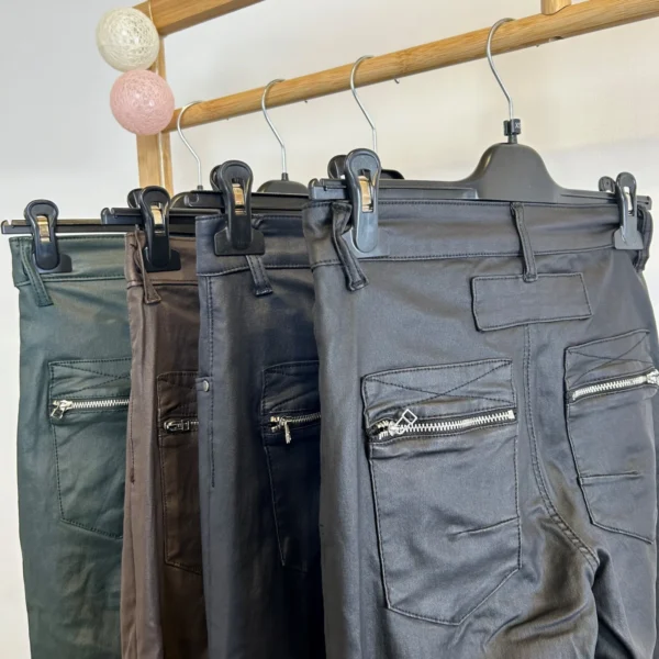 P068- Jean Enduit Melly&Co fourré (T34-T42) - marine - 42